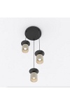 Lampa wisząca EGO 3 PREM BL MOKKA - Emibig