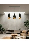 Lampa wisząca MODA 3 BL GOLD - Emibig