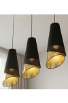 Lampa wisząca MODA 3 BL GOLD - Emibig