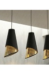 Lampa wisząca MODA 3 BL GOLD - Emibig