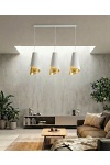 Lampa wisząca MODA 3 WH GOLD - Emibig