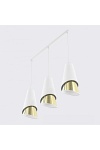 Lampa wisząca MODA 3 WH GOLD - Emibig