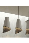 Lampa wisząca MODA 3 BL GRAY - Emibig