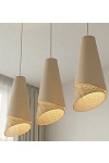 Lampa wisząca MODA 3 MO RATTAN - Emibig