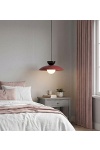Lampa wisząca MULAN 1 BURGUNDY BL - Emibig