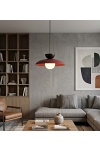 Lampa wisząca MULAN 1 BURGUNDY BL - Emibig