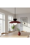 Lampa wisząca MULAN 1 BURGUNDY BL - Emibig