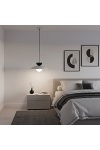 Lampa wisząca MULAN 1 GRAY/BL - Emibig