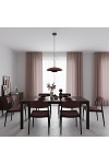 Lampa wisząca BABEL 1 BURGUNDY BL - Emibig