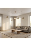 Lampa wisząca KRU 5 MOKKA - Emibig