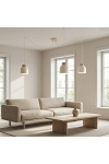 Lampa wisząca KRU 3 WHITE - Emibig