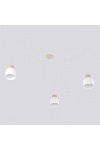 Lampa wisząca KRU 3 WHITE - Emibig