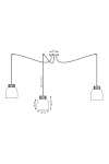 Lampa wisząca KRU 3 WHITE - Emibig
