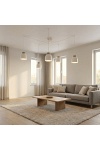 Lampa wisząca KRU 5 WHITE - Emibig