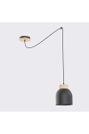Lampa wisząca KRU 1 BLACK - Emibig