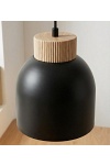 Lampa wisząca KRU 1 BLACK - Emibig