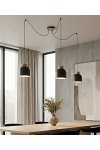 Lampa wisząca KRU 3 BLACK - Emibig