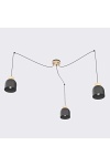 Lampa wisząca KRU 3 BLACK - Emibig