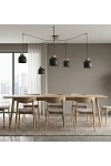Lampa wisząca KRU 5 BLACK - Emibig