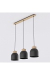 Lampa wisząca VIGO 3 BLACK - Emibig