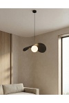 Lampa wisząca RITUAL 1L BLACK - Emibig