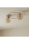 Lampa sufitowa SOPRA 2 MOKKA AMBER - Emibig