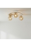 Lampa sufitowa SOPRA 3 MOKKA AMBER - Emibig