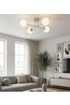 Lampa wisząca ROMA 4 MOKKA OPAL - Emibig