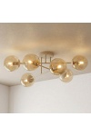 Lampa wisząca ROMA 6 MOKKA AMBER - Emibig