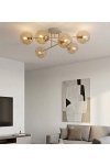Lampa wisząca ROMA 6 MOKKA AMBER - Emibig
