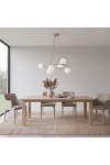 Lampa wisząca AZURA 6 MOKKA OPAL - Emibig