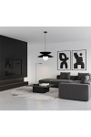 Lampa wisząca NAGOYA 1 BLACK - Emibig