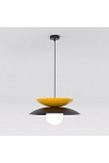 Lampa wisząca NAGOYA 1 BLACK/OR - Emibig