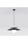 Lampa wisząca NAGOYA 1 BLACK/WH - Emibig