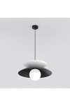 Lampa wisząca NAGOYA 1 BLACK/WH - Emibig