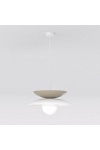 Lampa wisząca NAGOYA 1 WHITE/MO - Emibig
