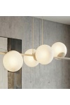 Lampa wisząca MAGNUS 6 MOKKA OPAL - Emibig
