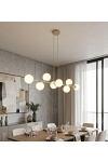 Lampa wisząca MAGNUS 8 MOKKA OPAL - Emibig