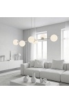 Lampa wisząca MAGNUS 6 GRAY OPAL - Emibig