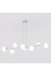 Lampa wisząca MAGNUS 8 GRAY OPAL - Emibig