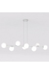 Lampa wisząca MAGNUS 8 GRAY OPAL - Emibig