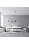 Lampa wisząca MAGNUS 6 GRAY GRAFIT - Emibig