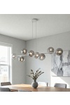 Lampa wisząca MAGNUS 8 GRAY GRAFIT - Emibig
