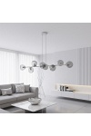 Lampa wisząca MAGNUS 8 GRAY GRAFIT - Emibig