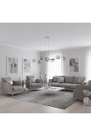 Lampa wisząca MAGNUS 8 GRAY GRAFIT - Emibig