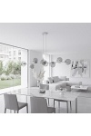 Lampa wisząca MAGNUS 8 GRAY GRAFIT - Emibig