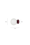 Kinkiet MAGNUS K1 BURGUND OPAL - Emibig