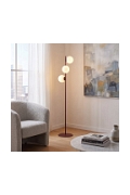 Lampa podłogowa MAGNUS LP3 BURGUND OPAL - Emibig