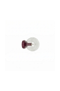 Kinkiet MAGNUS K1 BURGUND TRANSPARENT - Emibig