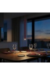 Lampa wisząca SELTER 1 BURGUNDY - Emibig